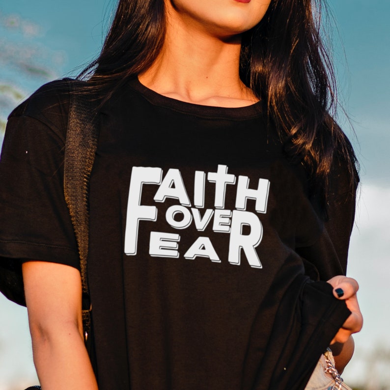 Womens Tee , FAITH over FEAR